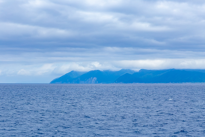 尾花岬付近の海岸線